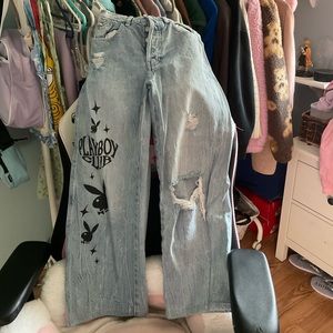 Blue playboy jeans